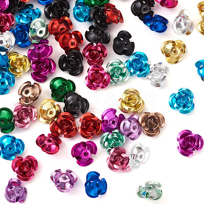650 Pcs 13 Colors Aluminum Cabochons MRMJ-FW0001-01B-1