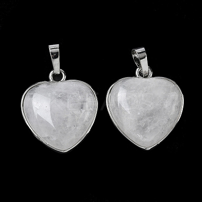 Natural Quartz Crystal Pendants G-A298-03P-1