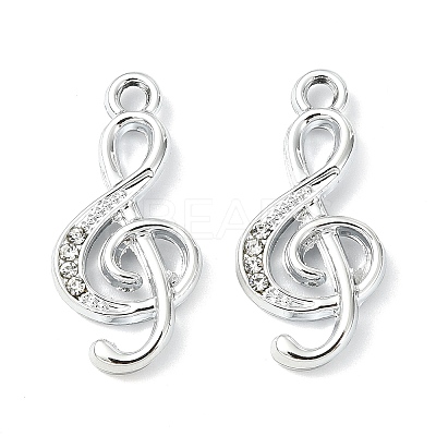 Alloy Crystal Rhinestone Pendants ALRI-T012-02P-1