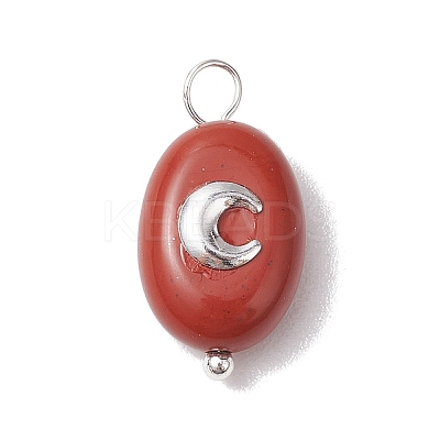 Natural Mixed Stone Pendants PALLOY-JF02730-1