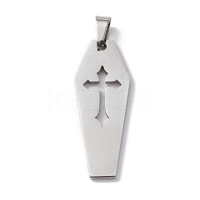 Non-Tarnish 304 Stainless Steel Pendants LS-STAS-E190-03P-1