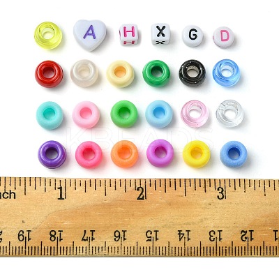Iridescent Plastic Pearlized Beads Set FIND-FS0002-35-1