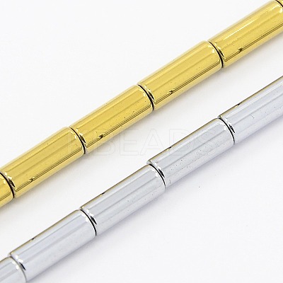 Grade A Electroplate Non-magnetic Synthetic Hematite Beads Strands G-N0014-27-1