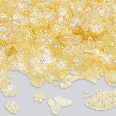 200g Transparent Acrylic Beads OACR-SP0001-86F-1