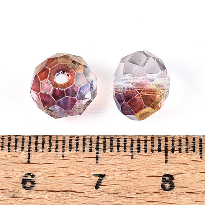 Baking Paint Transparent Glass Beads X1-GLAA-N011-10mm-01-1