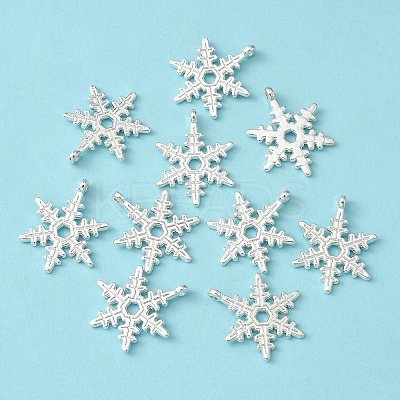 Christmas Snowflake Tibetan Style Alloy Pendants LS-LF0353Y-NFS-1