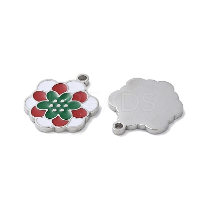 304 Stainless Steel Pendants STAS-C083-12P-02-1