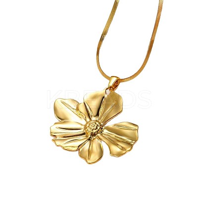 304 Stainless Steel Pendant Necklaces for Women FS-WG37FE6-03-1