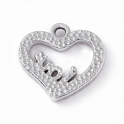 Alloy Rhinestone Pendants PALLOY-P287-02P-01-1