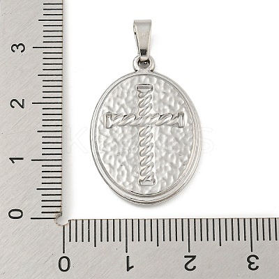 Non-Tarnish 304 Stainless Steel Pendants STAS-B071-02J-24P-1