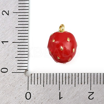 Brass Enamel Charms KK-I352-09G-02-1