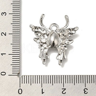 304 Stainless Steel Cabochon Settings for Enamel STAS-U031-15P-1