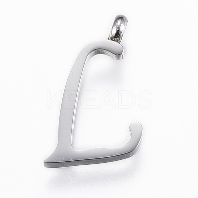 Tarnish Resistant 304 Stainless Steel Pendants STAS-F129-L-P-1