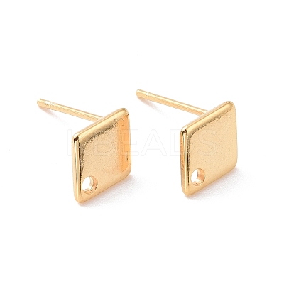 201 Stainless Steel Stud Earring Findings X-STAS-K241-01G-1