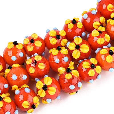 Handmade Lampwork Beads LAMP-ZX003-14-03-1
