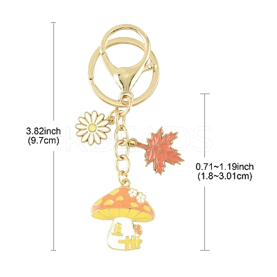 Alloy Enamel Keychains KEYC-FS00042-03-1