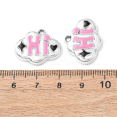 Alloy Enamel Pendants ENAM-K076-23P-1