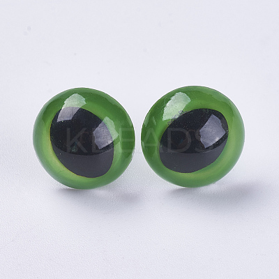 Craft Plastic Doll Eyes DIY-WH0045-25F-1