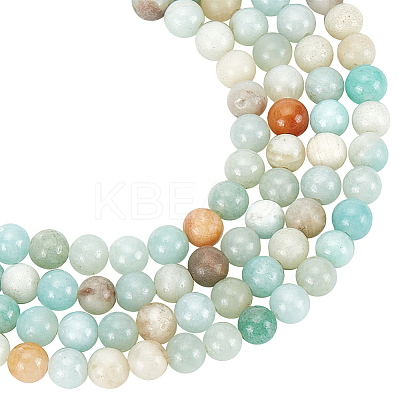 2 Strands Natural Flower Amazonite Beads Strands G-NB0004-46-1