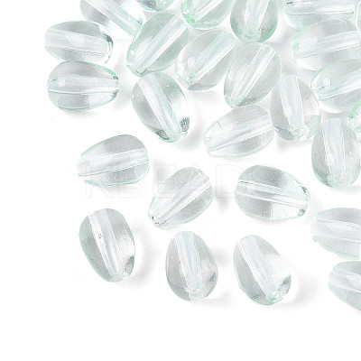 Baking Paint Transparent Glass Beads DGLA-N014-10I-1