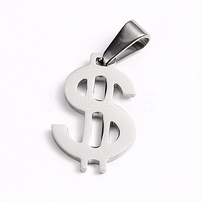 Non-Tarnish 304 Stainless Steel Pendants X-STAS-I127-021P-1