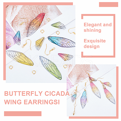 16Pcs Resin Earrings Accessories RESI-PH0001-47-1