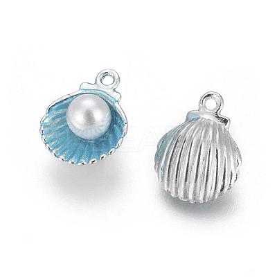 Alloy Enamel Pendants PALLOY-F224-03P-03-1