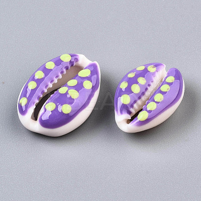 Natural Cowrie Shell Beads SHEL-Q312-006G-1