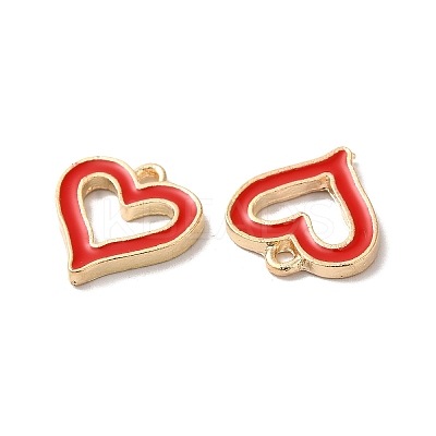 Alloy Enamel Charms ENAM-Q448-08LG-1