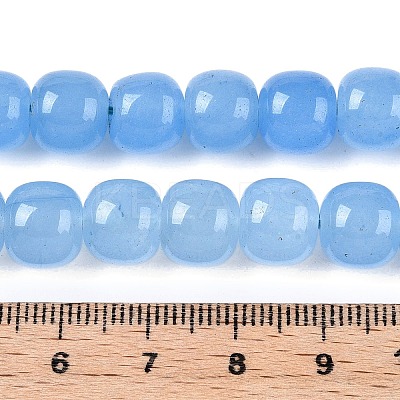 Dyed Natural White Jade Beads Strands G-T138-S11-1