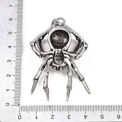 304 Stainless Steel Big Pendants STAS-C164-06AS-1