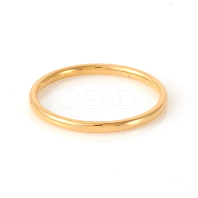 201 Stainless Steel Plain Band Rings X-RJEW-G107-1.5mm-6-G-1