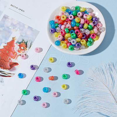 200G Plastic Pearlized Beads KY-ME0001-04-1