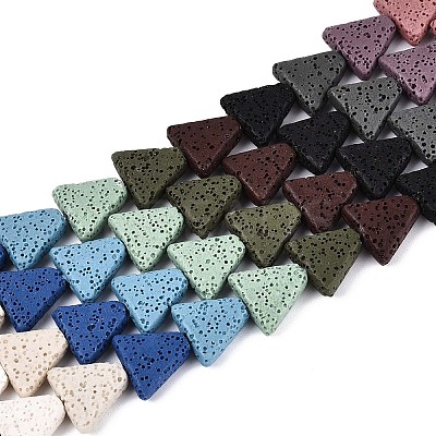 Natural Lava Rock Beads Strands G-N257-21A-01-1