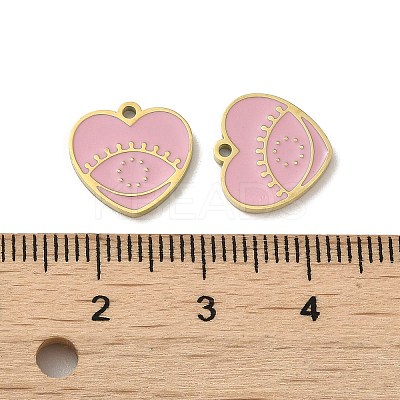 Ion Plating(IP) 316L Surgical Stainless Steel Charms STAS-D035-07G-02-1
