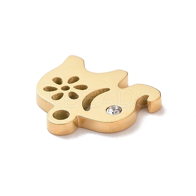 Ion Plating(IP) 304 Stainless Steel Charms STAS-L245-005G-1