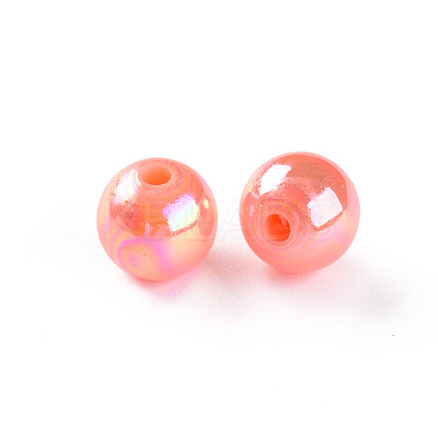 Opaque Acrylic Beads MACR-S370-D10mm-SS2109-1