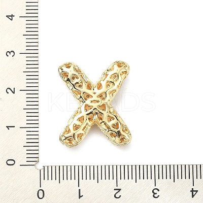 Rack Plating Brass Micro Pave Cubic Zirconia Pendants KK-Q790-01X-G-1