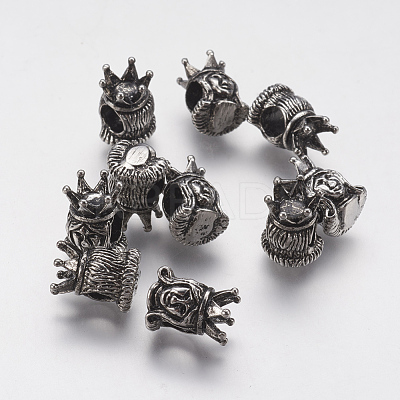 Ion Plating(IP) 304 Stainless Steel European Beads STAS-J022-113AS-1