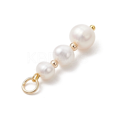 Natural Cultured Freshwater Pearl Pendants PALLOY-JF05145-1