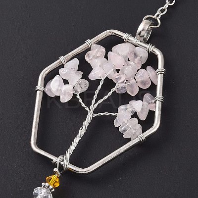 Teardrop Acrylic Beads Big Pendant Decorations HJEW-D029-01P-A-1