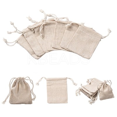 Cotton Packing Pouches Drawstring Bags ABAG-R011-8x10-1