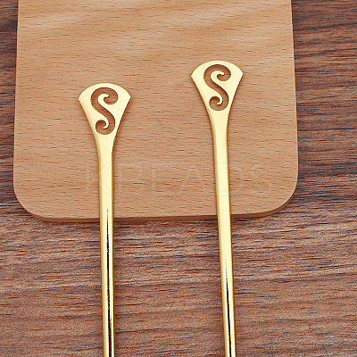 Alloy Hair Sticks OHAR-PW0006-22A-1