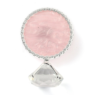Resin Nail Art Palettes with Diamond Base Nail Mixing Palette Polish Color Mixing Plate Nail Holder ODIS-H001-A02-P-1