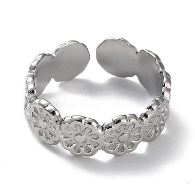 Non-Tarnish 304 Stainless Steel Rings RJEW-B047-06P-1