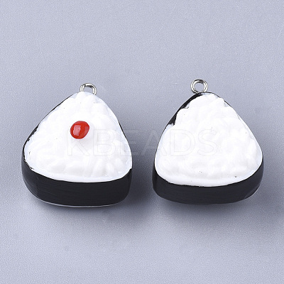 Resin Pendants X-RESI-T028-19-1