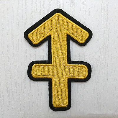 Computerized Embroidery Cloth Iron on/Sew on Patches DIY-O004-09-1-1