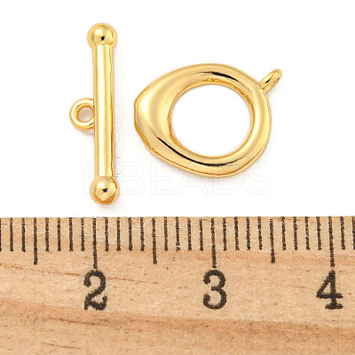 Brass Toggle Clasps LS-KK-A223-09G-1