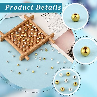 1600Pcs 2 Colors CCB Plastic Beads CCB-PA0001-04A-1