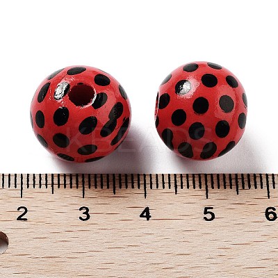 Wood European Beads WOOD-M011-02C-1